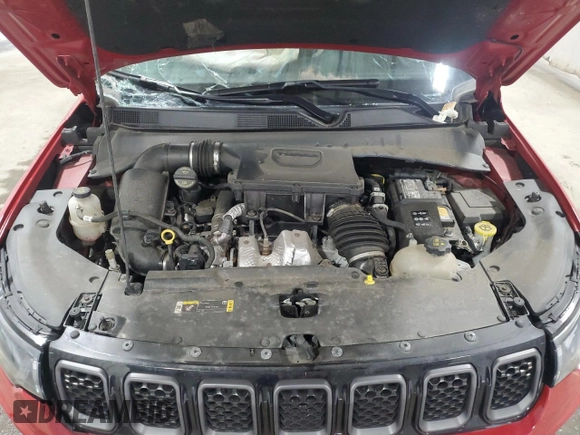 2023 Jeep Compass (RED) Edition with VIN 3C4NJDCN2PT511644, listed as a Copart auction lot 50709835 with 46,559 mi miles and Non Repairable. Bid and sale history available at carsss.com. Image 12.