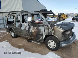 2002 Chevrolet Express with VIN 1GBFG15R821223150, listed as a Copart auction lot 88856955 with Not Provided miles and Non Repairable. Bid and sale history available at carsss.com. Image 4.