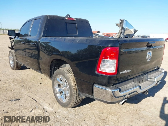 2022 Ram 1500 Big Horn with VIN 1C6RREBT3NN442466, listed as a IAAI auction lot 40734114 with 22,586 mi miles and . Bid and sale history available at DreamBid. Image 3.