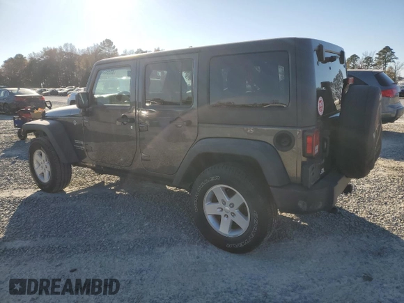 2018 Jeep Wrangler JK Unlimited Sport S with VIN 1C4BJWDG5JL909903, listed as a Copart auction lot 83998564 with 126,559 mi miles and Salvage Title. Bid and sale history available at carsss.com. Image 2.