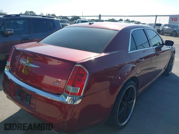 2011 Chrysler 300 with VIN 2C3CA4CG6BH531863, listed as a IAAI auction lot 41478090 with 165,121 mi miles. Bid and sale history available at carsss.com. Image 4.
