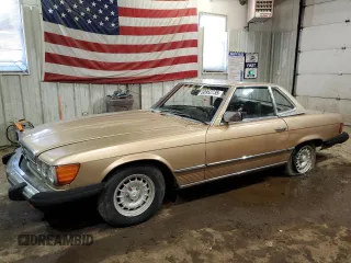 1981 Mercedes-Benz 380 with VIN WDBBA45A4BB004119, listed as a Copart auction lot 50952735 with 148,468 mi miles and Clean Title. Bid and sale history available at carsss.com. Image 1.