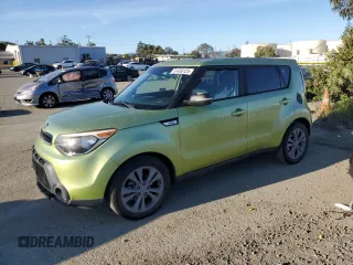 2014 Kia Soul + with VIN KNDJP3A59E7725011, listed as a Copart auction lot 51456125 with 93,548 mi miles and Salvage Title. Bid and sale history available at carsss.com. Image 1.