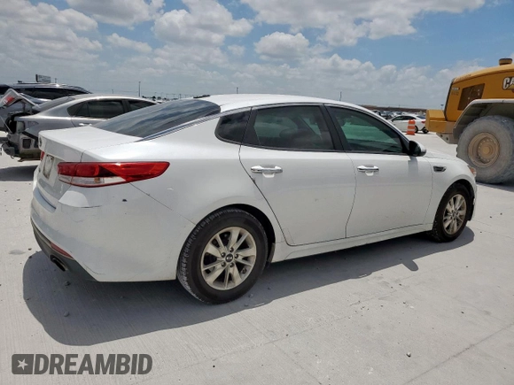 2016 Kia Optima LX with VIN 5XXGT4L38GG028737, listed as a Copart auction lot 60567755 with 124,478 mi miles and Clean title. Bid and sale history available at DreamBid. Image 3.