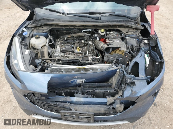 2020 Ford Escape SE with VIN 1FMCU9G64LUC21318, listed as a Copart auction lot 60550845 with 75,154 mi miles and Salvage title. Bid and sale history available at DreamBid. Image 12.