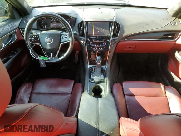 2014 Cadillac ATS Performance with VIN 1G6AC5S37E0174139, listed as a Copart auction lot 50135425 with 49,242 mi miles and Salvage Title. Bid and sale history available at carsss.com. Image 8.