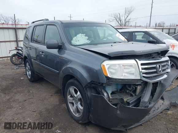2013 Honda Pilot EX-L with VIN 5FNYF4H74DB041569, listed as a IAAI auction lot 41728937 with 223,355 mi miles and . Bid and sale history available at DreamBid. Image 1.