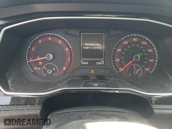 2020 Volkswagen Jetta S z VIN 3VWC57BU7LM093069, wystawiony jako Copart lot #54860685 z przebiegiem 74 464 mil mil oraz Szkoda całkowita • Salvage title. Historia ofert i sprzedaży dostępna na DreamBid. Obrazek 9.
