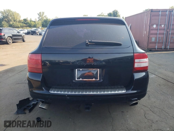 2005 Porsche Cayenne with VIN WP1AA29P55LA22920, listed as a Copart auction lot 71300284 with 0 mi miles and Salvage Title. Bid and sale history available at carsss.com. Image 6.