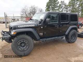 2018 Jeep Wrangler Unlimited Sport with VIN 1C4HJXDN6JW190027, listed as a IAAI auction lot 41351708 with 59,315 mi miles and . Bid and sale history available at DreamBid. Image 20.