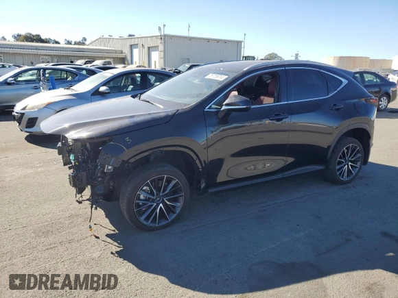 2024 Lexus NX with VIN 2T2ADCEZ5RC004741, listed as a Copart auction lot 76725814 with 13,247 mi miles and Salvage Title. Bid and sale history available at carsss.com. Image 1.