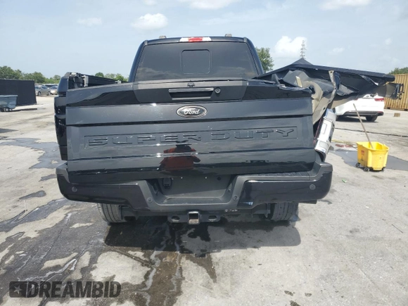 2022 Ford F-250 XL with VIN 1FT7W2BT2NEF98425, listed as a Copart auction lot 59781705 with 91,899 mi miles and Non repairable. Bid and sale history available at DreamBid. Image 6.