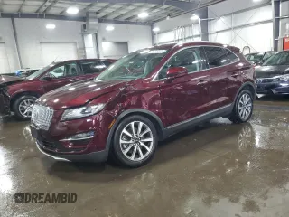 2019 Lincoln MKC Reserve with VIN 5LMCJ3D98KUL02399, listed as a Copart auction lot 68334054 with 51,758 mi miles and Salvage Title. Bid and sale history available at carsss.com. Image 1.