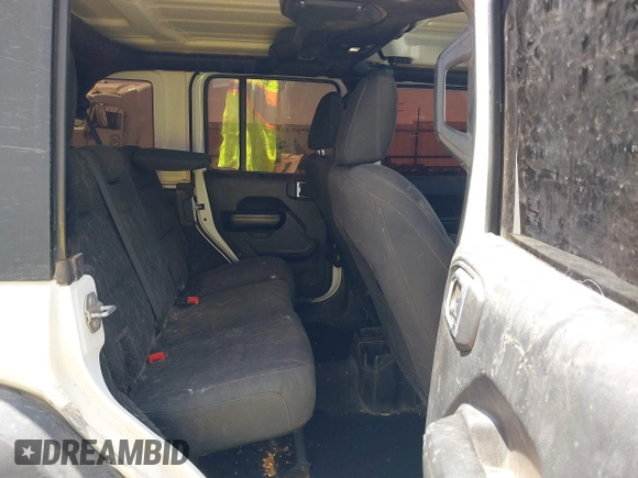 2018 Jeep Wrangler Unlimited Sport S with VIN 1C4HJXDG8JW127299, listed as a IAAI auction lot 42091561 with 116,082 mi miles and . Bid and sale history available at DreamBid. Image 8.