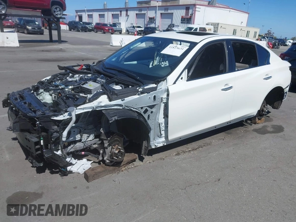 2024 Infiniti Q50 Red Sport 400 с VIN JN1FV7DP5RM660538, выставлен на аукционе IAAI как лот 41823631 с пробегом 3 982 миль миль и . История ставок и продаж доступна на DreamBid. Изображение 2.
