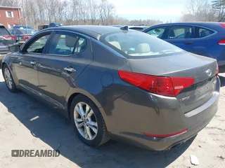 2011 Kia Optima EX with VIN KNAGN4A66B5091790, listed as a IAAI auction lot 42055648 with 208,098 mi miles and . Bid and sale history available at carsss.com. Image 3.
