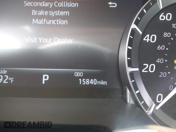 2023 Toyota Highlander L with VIN 5TDKDRBH5PS039744, listed as a IAAI auction lot 42776603 with 15,840 mi miles and . Bid and sale history available at DreamBid. Image 15.