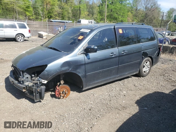 2006 Honda Odyssey EX with VIN 5FNRL38416B417578, listed as a Copart auction lot 53649135 with 0 mi miles and Salvage Title. Bid and sale history available at carsss.com. Image 1.