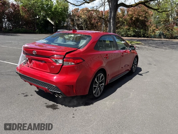 2020 Toyota Corolla SE with VIN JTDP4RCE8LJ006903, listed as a Copart auction lot 54253695 with 44,529 mi miles and Salvage Title. Bid and sale history available at carsss.com. Image 4.