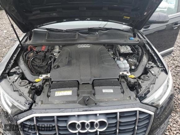2020 Audi Q7 Premium with VIN WA1AJAF78LD011590, listed as a Copart auction lot 57129915 with 75,401 mi miles and Salvage title. Bid and sale history available at DreamBid. Image 12.