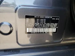 2019 Subaru Legacy Premium с VIN 4S3BNAF64K3008521, выставлен на аукционе Copart как лот 61824215 с пробегом 89 412 миль миль и Списание • Salvage title. История ставок и продаж доступна на DreamBid. Изображение 13.