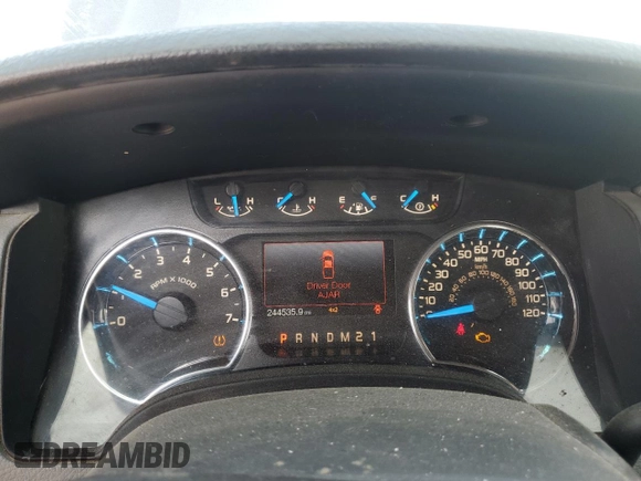 2014 Ford F-150 XL with VIN 1FTFX1EF9EFA00091, listed as a Copart auction lot 59362375 with 244,535 mi miles and Salvage title. Bid and sale history available at DreamBid. Image 9.