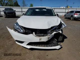 2017 Nissan Sentra SV with VIN 3N1AB7AP8HY409449, listed as a Copart auction lot 54801505 with 88,054 mi miles and Salvage title. Bid and sale history available at DreamBid. Image 5.