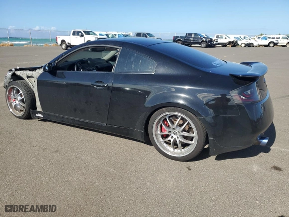 2005 Infiniti G35 Coupe with VIN JNKCV54E85M422436, listed as a Copart auction lot 61271084 with 67276 miles and Salvage Title. Bid and sale history available at carsss.com. Image 2.