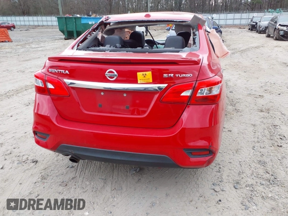 2017 Nissan Sentra SR Turbo with VIN 3N1CB7APXHY221105, listed as a IAAI auction lot 41727118 with Not Provided miles and . Bid and sale history available at carsss.com. Image 15.