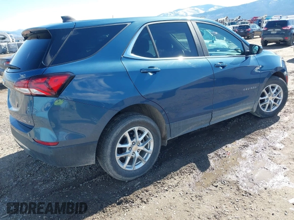 2024 Chevrolet Equinox LT with VIN 3GNAXUEG9RL338596, listed as a IAAI auction lot 41942790 with 25,692 mi miles and . Bid and sale history available at DreamBid. Image 4.