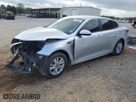 2018 Kia Optima LX with VIN 5XXGT4L32JG233333, listed as a Copart auction lot 51760745 with 167,083 mi miles and Salvage title. Bid and sale history available at DreamBid. Image 1.