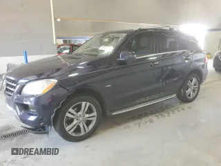 2012 Mercedes-Benz M 350 with VIN 4JGDA5HB2CA015630, listed as a Copart auction lot 60108235 with 148,959 mi miles and Salvage title. Bid and sale history available at DreamBid. Image 1.