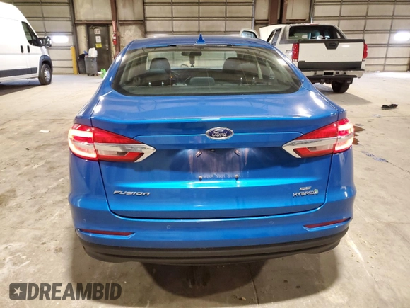 2019 Ford Fusion SE with VIN 3FA6P0LU9KR258773, listed as a Copart auction lot 52117085 with 103,492 mi miles and Salvage Title. Bid and sale history available at carsss.com. Image 6.