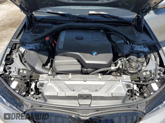 2023 BMW 3 Series 330i xDrive with VIN 3MW89FF00P8D34979, listed as a Copart auction lot 52625655 with 17,031 mi miles and Salvage Title. Bid and sale history available at carsss.com. Image 11.