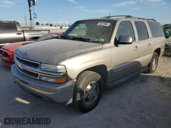 2002 Chevrolet Suburban LT with VIN 1GNFK16Z52J308107, listed as a Copart auction lot 75179084 with 0 mi miles and Salvage Title. Bid and sale history available at carsss.com. Image 1.