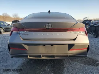 2024 Hyundai Elantra SEL with VIN KMHLM4DG5RU670502, listed as a Copart auction lot 48456615 with 17,817 mi miles and Salvage Title. Bid and sale history available at carsss.com. Image 6.