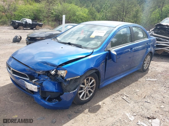 2015 Mitsubishi Lancer ES with VIN JA32U2FU6FU018490, listed as a IAAI auction lot 41960096 with 120,067 mi miles. Bid and sale history available at carsss.com. Image 2.