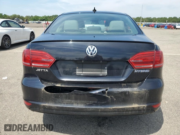 2013 Volkswagen Jetta Hybrid SE with VIN 3VW637AJXDM225219, listed as a Copart auction lot 63197905 with 97,672 mi miles and Clean title. Bid and sale history available at DreamBid. Image 6.