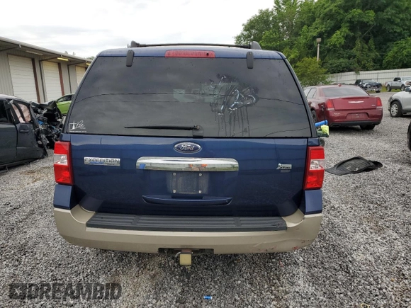 2010 Ford Expedition Eddie Bauer with VIN 1FMJU1H53AEA17695, listed as a Copart auction lot 55859415 with 207,090 mi miles and Salvage title. Bid and sale history available at DreamBid. Image 6.