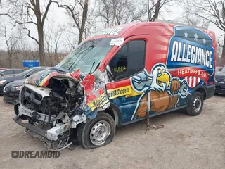 2021 Ford Transit Cargo with VIN 1FTBR1C82MKA29547, listed as a IAAI auction lot 41690266 with 90,380 mi miles and . Bid and sale history available at DreamBid. Image 6.