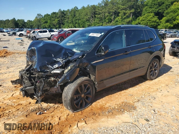 2022 Volkswagen Tiguan SE with VIN 3VV3B7AX0NM095872, listed as a Copart auction lot 59027465 with Not provided miles and Salvage title. Bid and sale history available at DreamBid. Image 1.