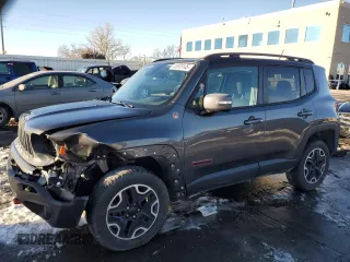 2016 Jeep Renegade Trailhawk with VIN ZACCJBCT8GPD48936, listed as a Copart auction lot 41873145 with 196,632 mi miles and Non Repairable. Bid and sale history available at carsss.com. Image 1.