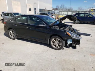 2018 Hyundai Sonata Sport with VIN 5NPE34AF8JH719346, listed as a Copart auction lot 44283954 with 62,946 mi miles and Non Repairable. Bid and sale history available at carsss.com. Image 4.