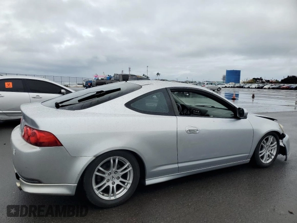2005 Acura RSX with VIN JH4DC53835S010815, listed as a Copart auction lot 89394445 with 92,186 mi miles and Salvage title. Bid and sale history available at DreamBid. Image 3.
