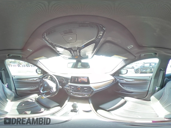 2019 BMW 5 Series 540i with VIN WBAJE5C54KWW12967, listed as a Copart auction lot 58490535 with 91,758 mi miles and Salvage title. Bid and sale history available at DreamBid. Image 14.