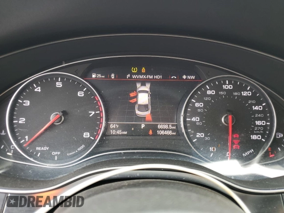 2016 Audi A7 3.0 Prestige with VIN WAU2GAFC9GN185221, listed as a Copart auction lot 50907124 with 106,466 mi miles and Salvage Title. Bid and sale history available at carsss.com. Image 9.