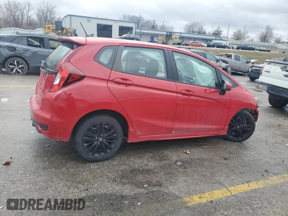 2018 Honda Fit Sport with VIN 3HGGK5H60JM732286, listed as a Copart auction lot 42337465 with 55,952 mi miles and Salvage Title. Bid and sale history available at carsss.com. Image 3.