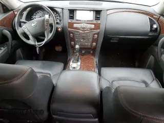 2018 Nissan Armada Platinum with VIN JN8AY2NEXJ9733932, listed as a Copart auction lot 68540944 with 60,030 mi miles and Salvage Title. Bid and sale history available at carsss.com. Image 8.