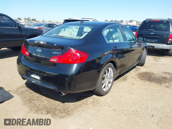 2010 Infiniti G37 x with VIN JN1CV6AR3AM455260, listed as a IAAI auction lot 41846206 with 124,725 mi miles. Bid and sale history available at carsss.com. Image 4.