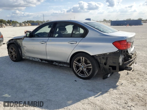 2015 BMW 3 Series 328i xDrive with VIN WBA3B5C51FF963410, listed as a Copart auction lot 85980084 with 122,385 mi miles and Salvage Title. Bid and sale history available at carsss.com. Image 2.